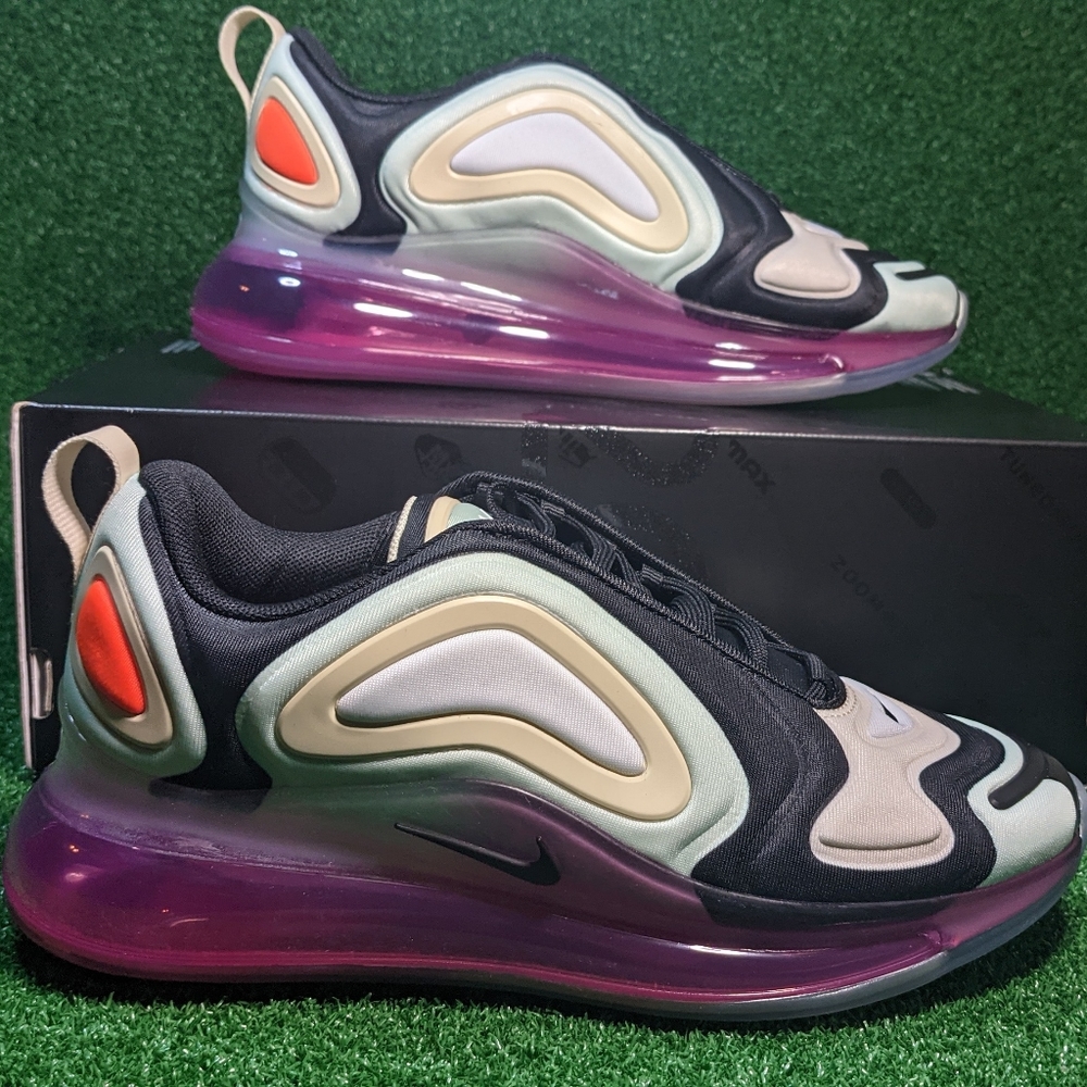 Nike Women's Air Max 720 Black Fossil Pistachio